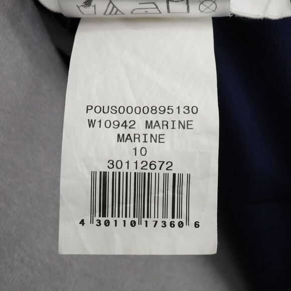 Davids Bridal Dress Womens 10 Blue Sweetheart Strappy Pleated Lined Wedding Prom - Picture 12 of 12